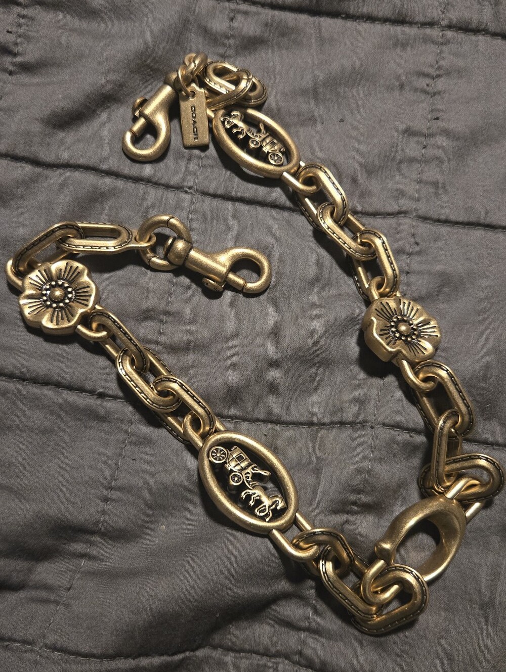 Coach Horse And Carriage Chain Strap - Picture 4 of 4